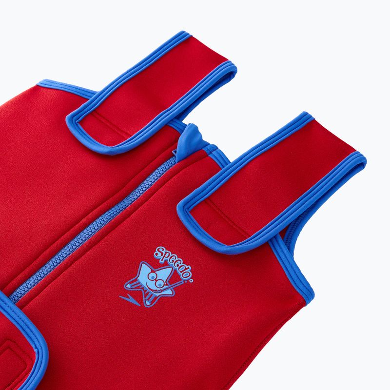 Speedo Neopren Baby Schwimmen Schaumstoff Anzug 2 mm rot/blau 3