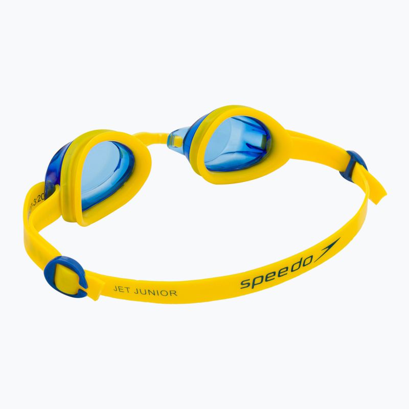 Schwimmbrille Kinder Speedo Jet V2 gelb-blau 68-9298B567 5