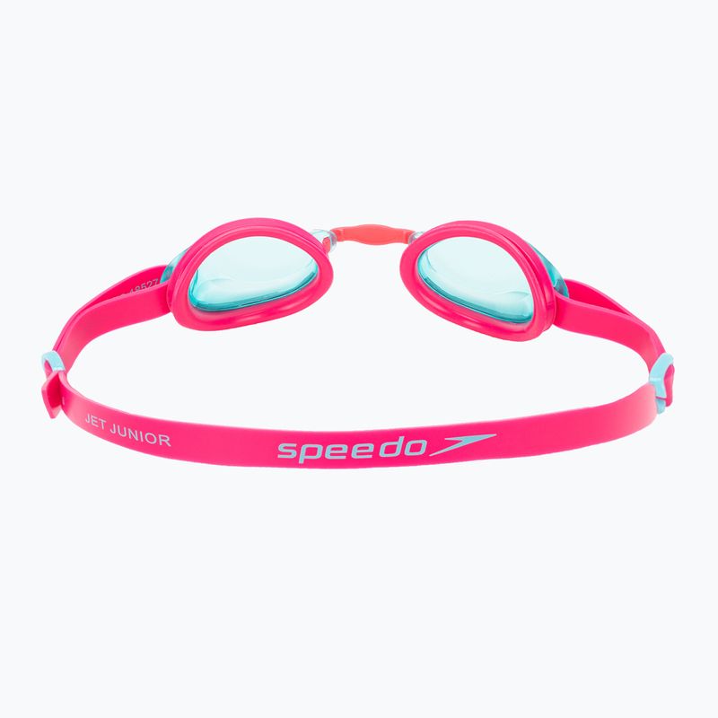 Speedo Jet V2 Kinder-Schwimm-Set Kopfhaube + Fluo orange/rosa sortierte Schwimmbrille 6