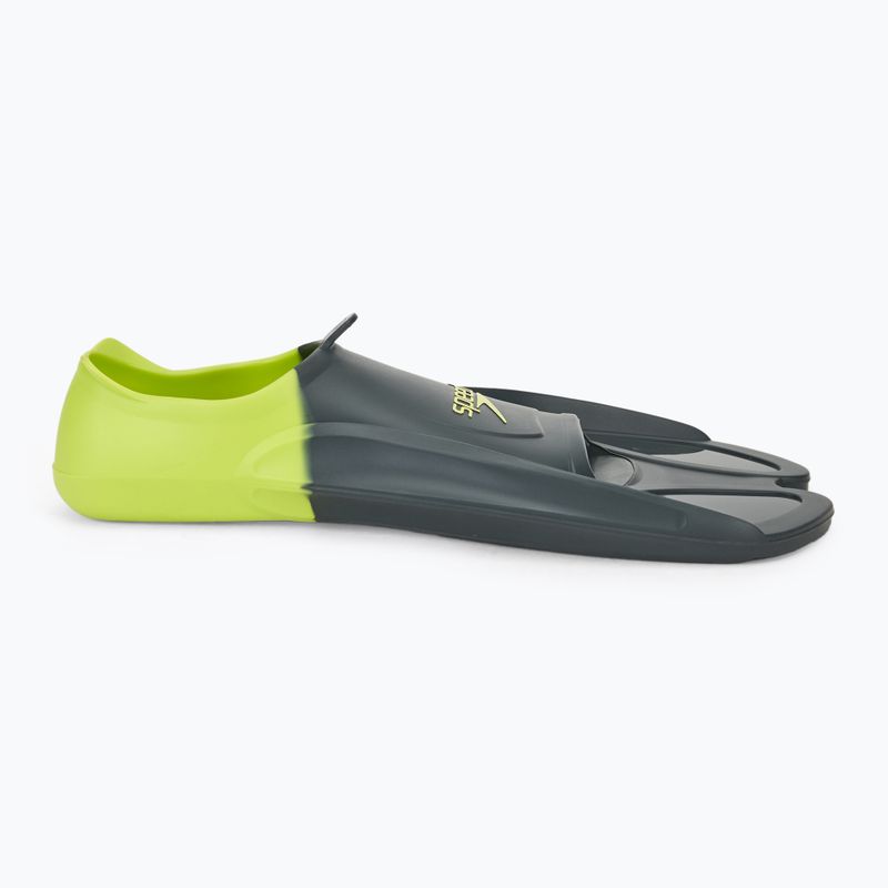 Speedo Biofuse Training oxid grau / lime punch Schwimmflossen