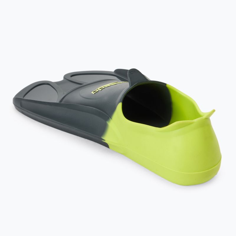 Speedo Biofuse Training oxid grau / lime punch Schwimmflossen