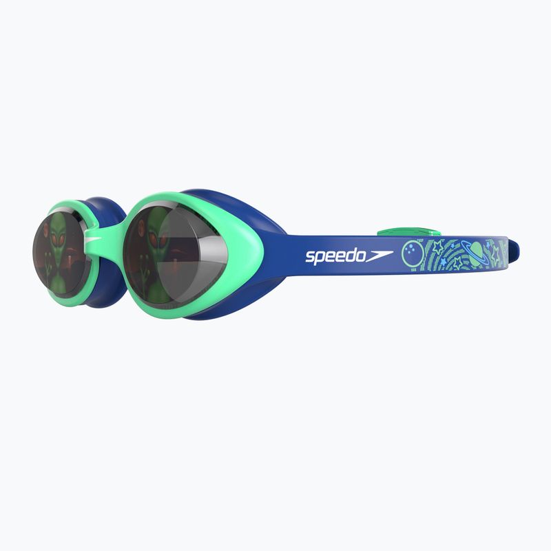 Speedo Illusion 3D Ultraschall/Attrappe grün/alien Hologramm Kinder Schwimmbrille 68-11597C620