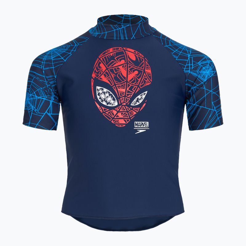 Speedo Kinder-Schwimm-Shirt Spider-Man Sun Top blau