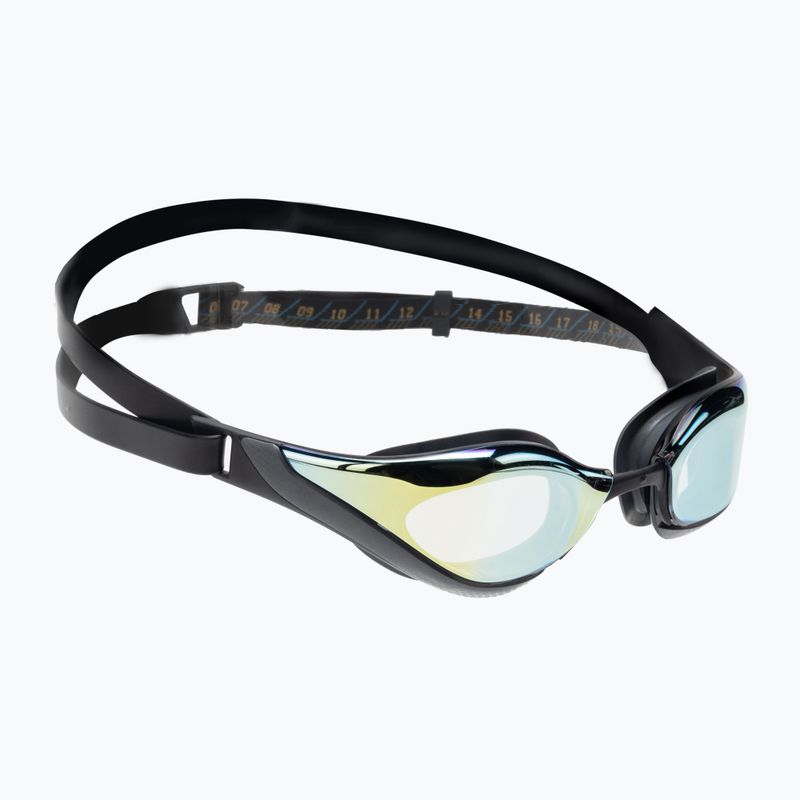 Schwimmbrille Speedo Fastskin Pure Focus Mirror schwarz 68-11778D444