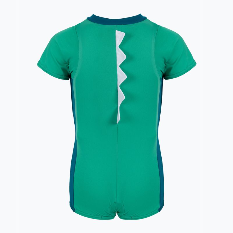 Kinder Badeanzug Speedo Croc Printed Float outfit + weste grün 2
