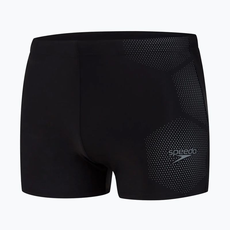 Herren Speedo Tech Logo Schwimm-Boxershorts schwarz 68-11354F130 4