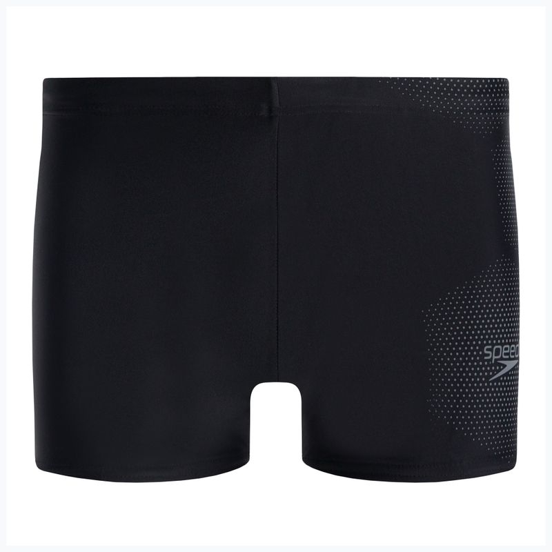 Herren Speedo Tech Logo Schwimm-Boxershorts schwarz 68-11354F130