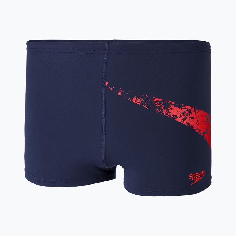 Herren Speedo Boomstar Splice Aquashort Schwimm-Boxershorts navy blau 68-12417D835