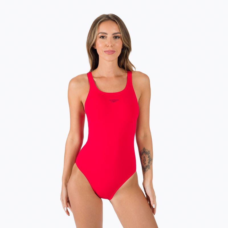 Speedo Essential Endurance+ Medalist Damen Badeanzug einteilig rot 125156446