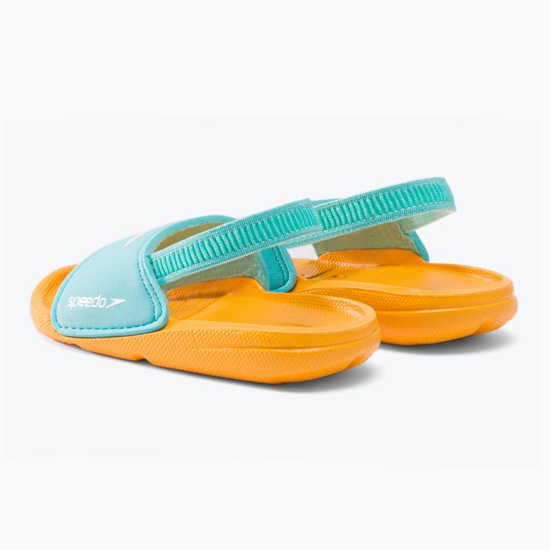 Speedo Atami Sea Squad Kindersandalen blau-orange 68-11299D719