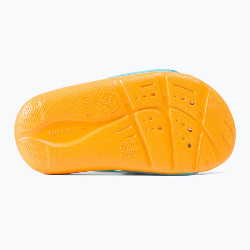 Speedo Atami Sea Squad Kindersandalen blau-orange 68-11299D719