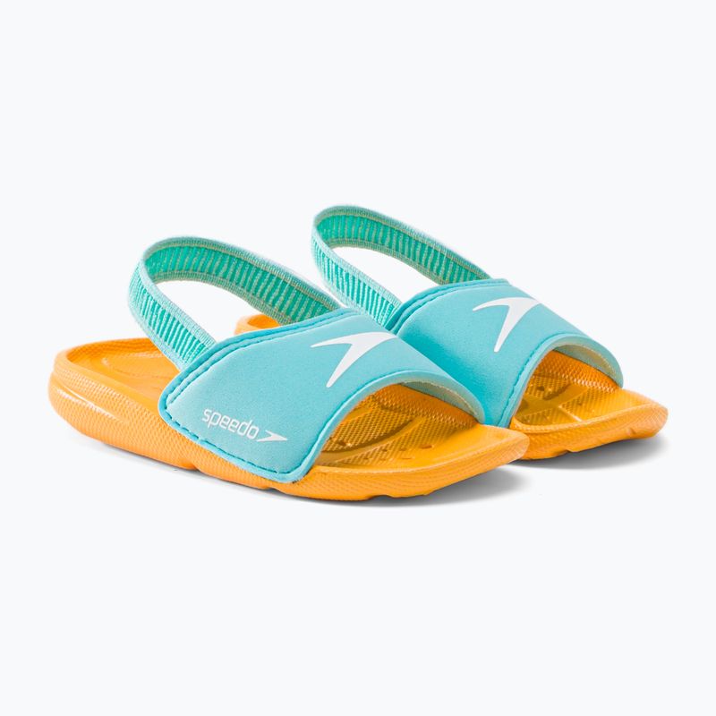 Speedo Atami Sea Squad Kindersandalen blau-orange 68-11299D719