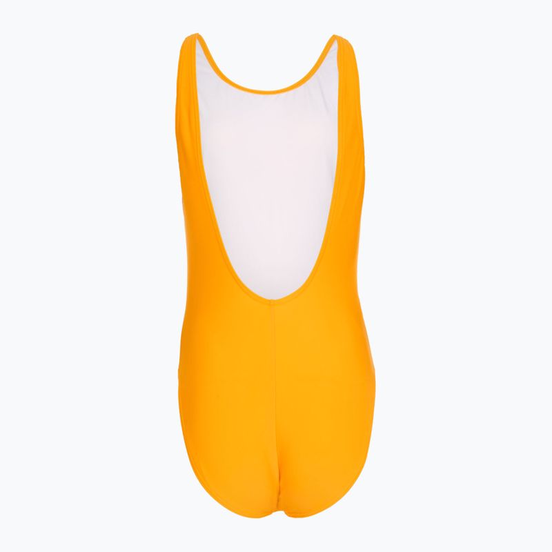 Einteiliger Damen-Badeanzug Speedo Logo Deep U-Back orange 2