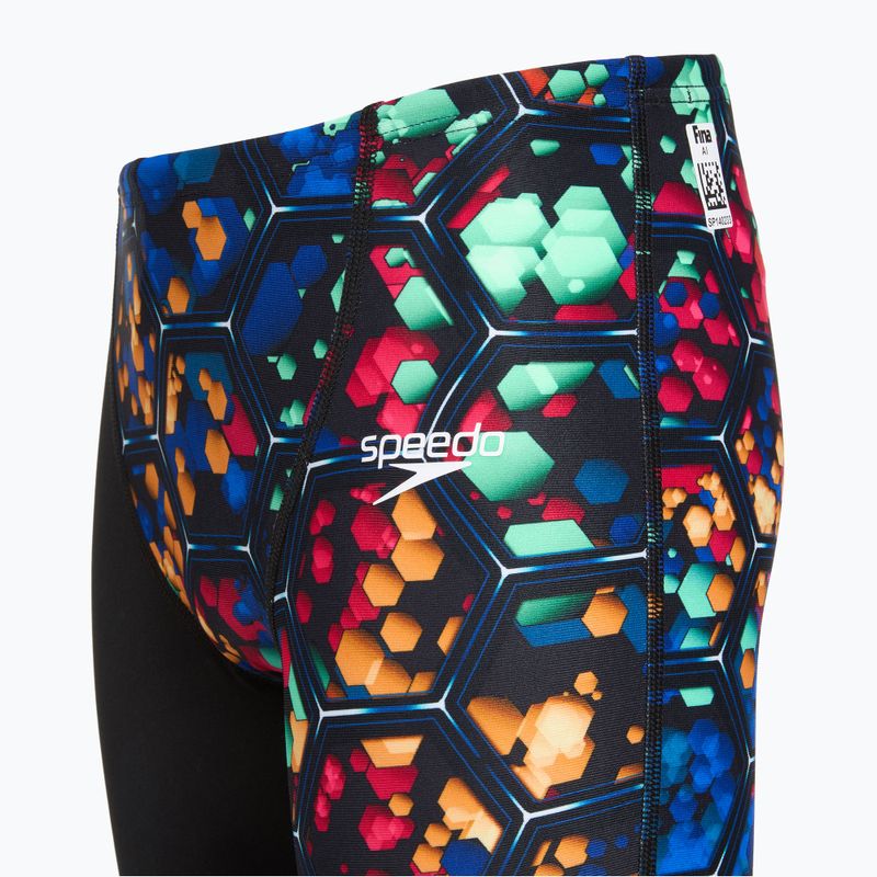 Schwimm-Jammer Kinder Speedo Endurance+ High Waist Jammer black/blue 3