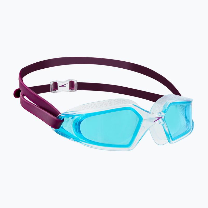 Schwimmbrille Kinder Speedo Hydropulse blau-farblos 68-1227