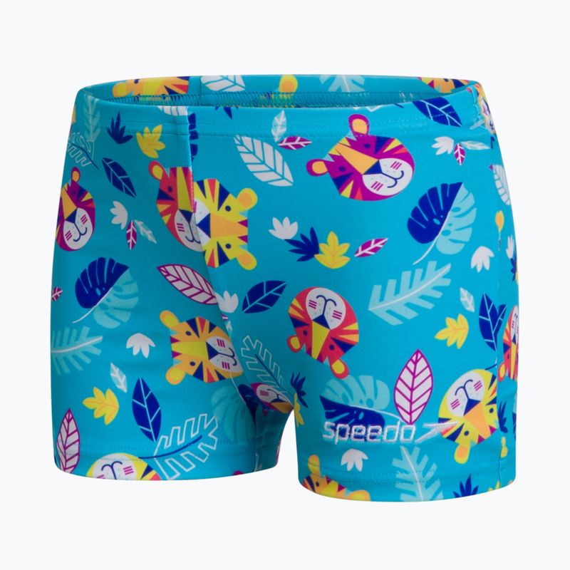 Speedo Allover Digital Aquashort Kinder-Badehose blau 68-05394D847 4