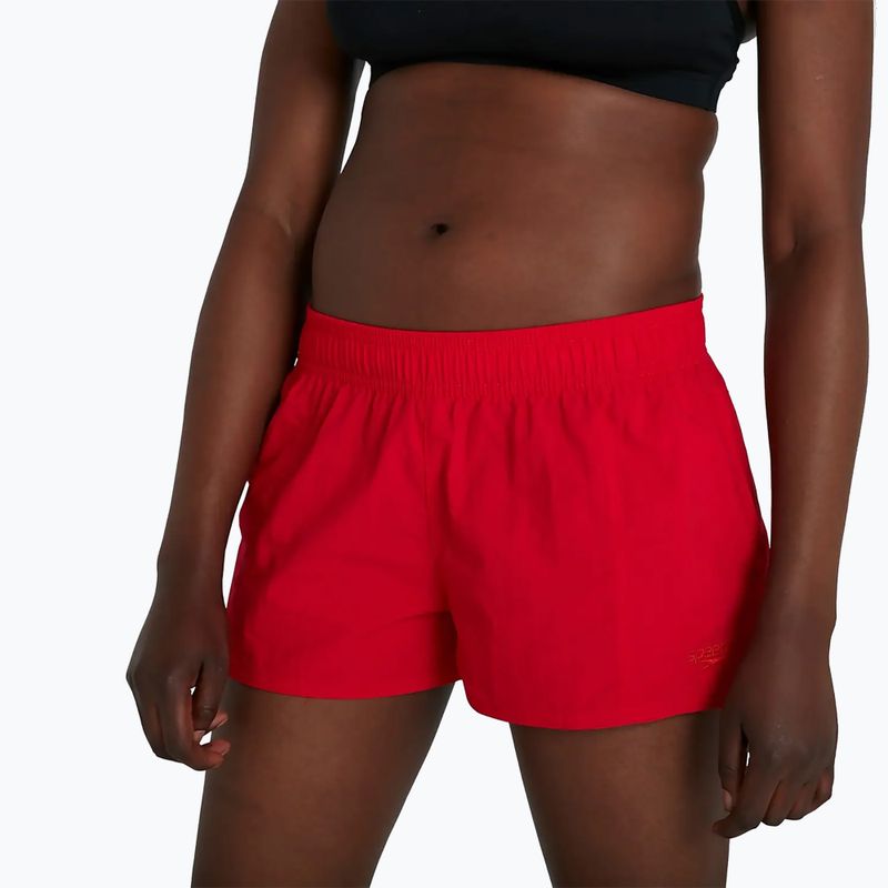 Speedo Damen Badeshorts Essential gefüttert rot