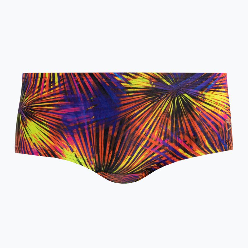 Herren Speedo Allover 14cm Brief Badeslip schwarz 68-02587F336