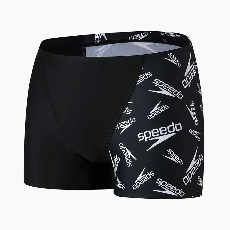 Herren Speedo Allover V-Cut Aquqshort Schwimm-Boxershorts schwarz 68-09734F392 4