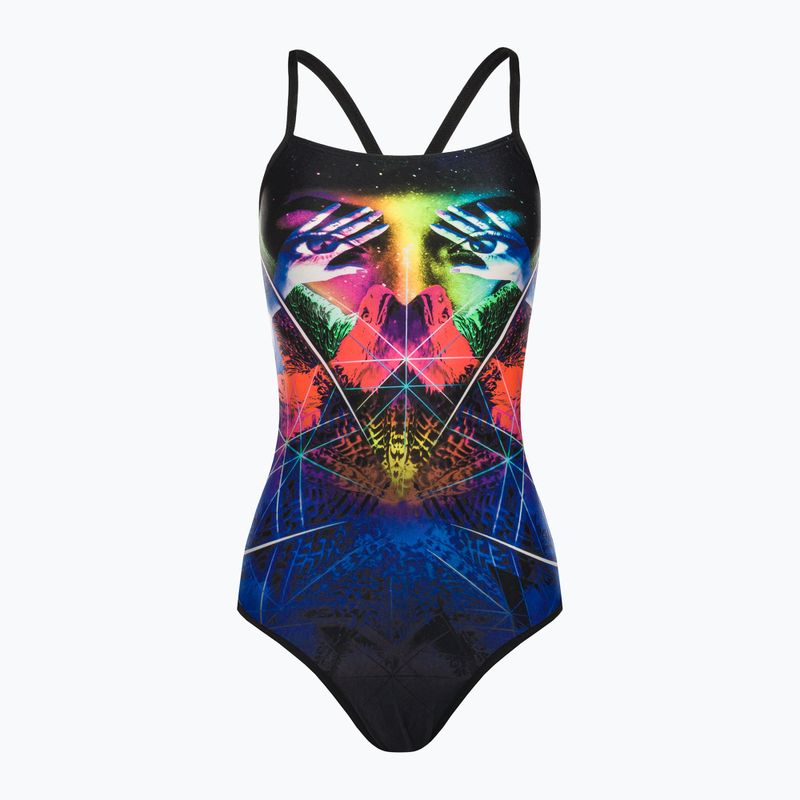 Speedo Ribbonback Damen Badeanzug einteilig schwarz 68-11717F333 7