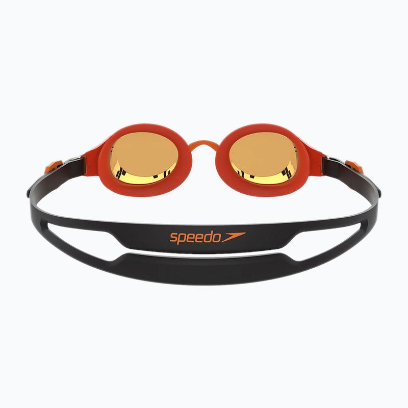 Schwimmbrille Kinder Speedo Hydropure Mirror black/mango/orange gold 3