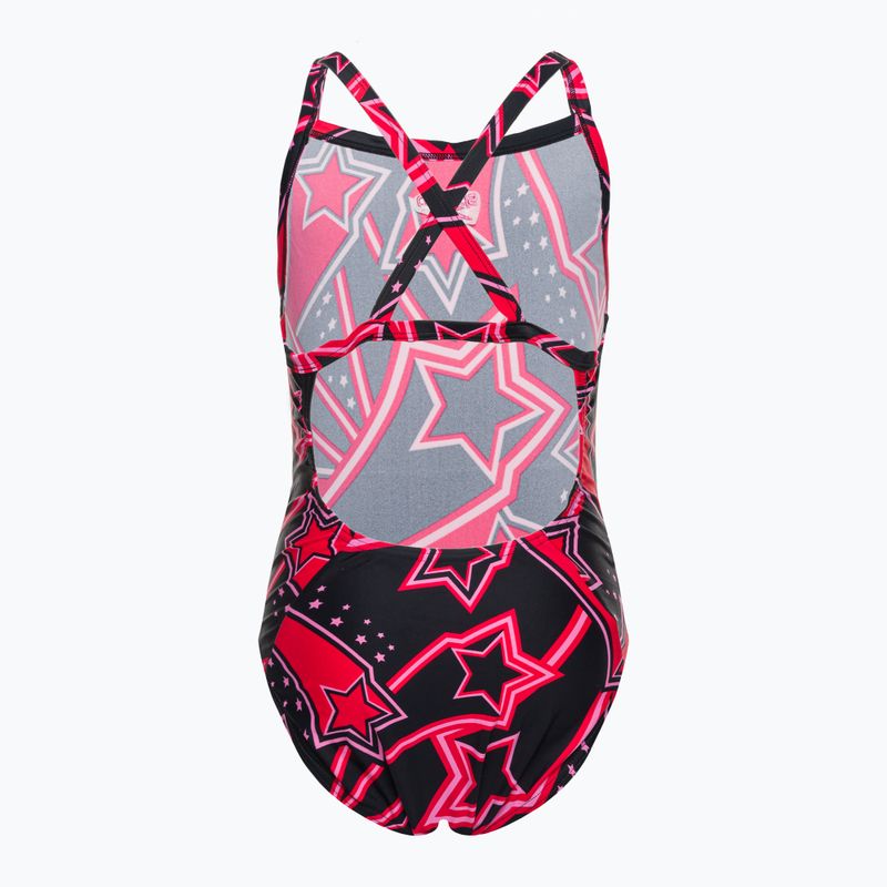 Speedo Allover Xback einteiliger Badeanzug für Kinder 2