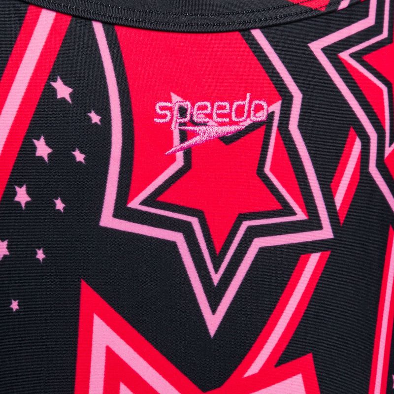 Speedo Allover Xback einteiliger Badeanzug für Kinder 3