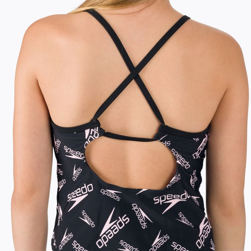 Speedo gedruckt Tie-Back Tankini Kinder zweiteiligen Badeanzug schwarz 68-12380F390 8
