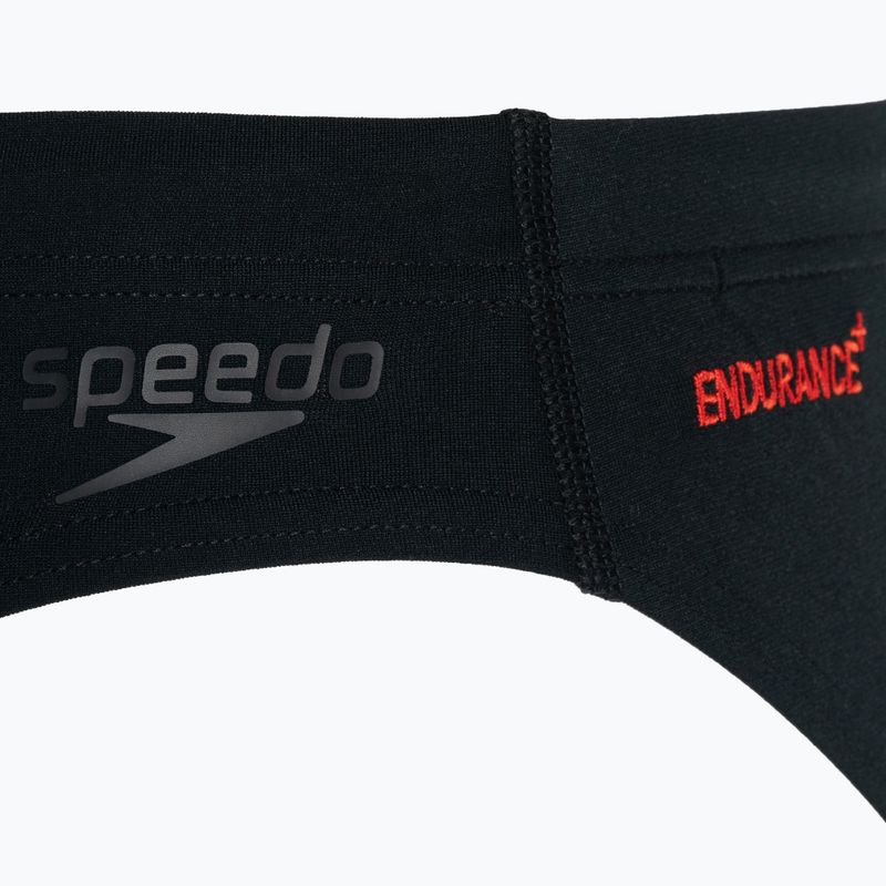 Herren Speedo Tech Panel 7cm Brief Badeslip schwarz 68-09739G183