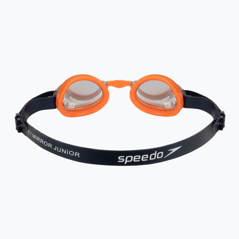 Speedo Jet Mirror Junior Kinder Schwimmbrille schwarz 8-12636 5