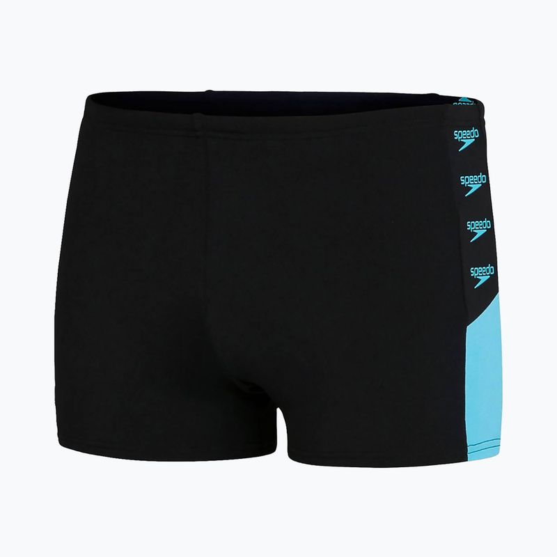 Herren Speedo Boom Logo Splice Schwimm-Boxershorts schwarz 12823F888 5