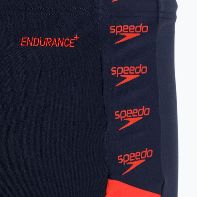Herren Speedo Boom Logo Splice Schwimm-Boxershorts navy blau 12824F889 4