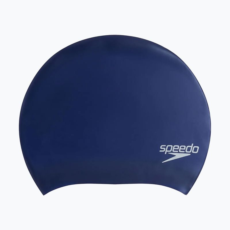 Speedo Long Hair Badekappe navy blau 68-06168G757