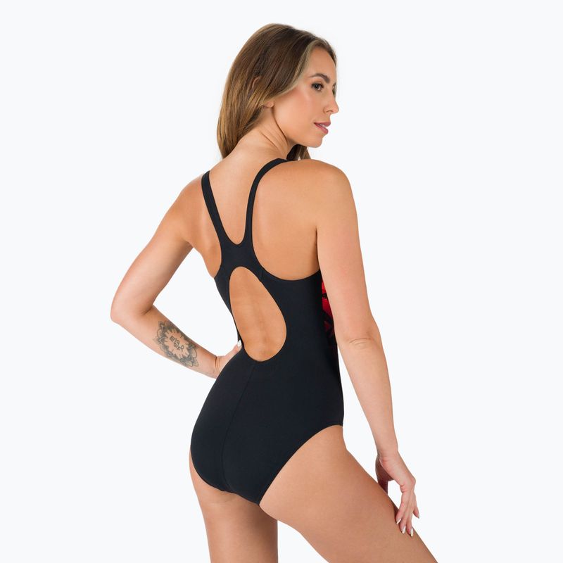 Speedo Hyperboom Placement Muscleback Damen Badeanzug einteilig schwarz 68-08694G715 5