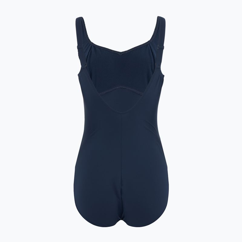 Badeanzug Damen Speedo ContourLustre Printed true navy / white / usa charcoal 2