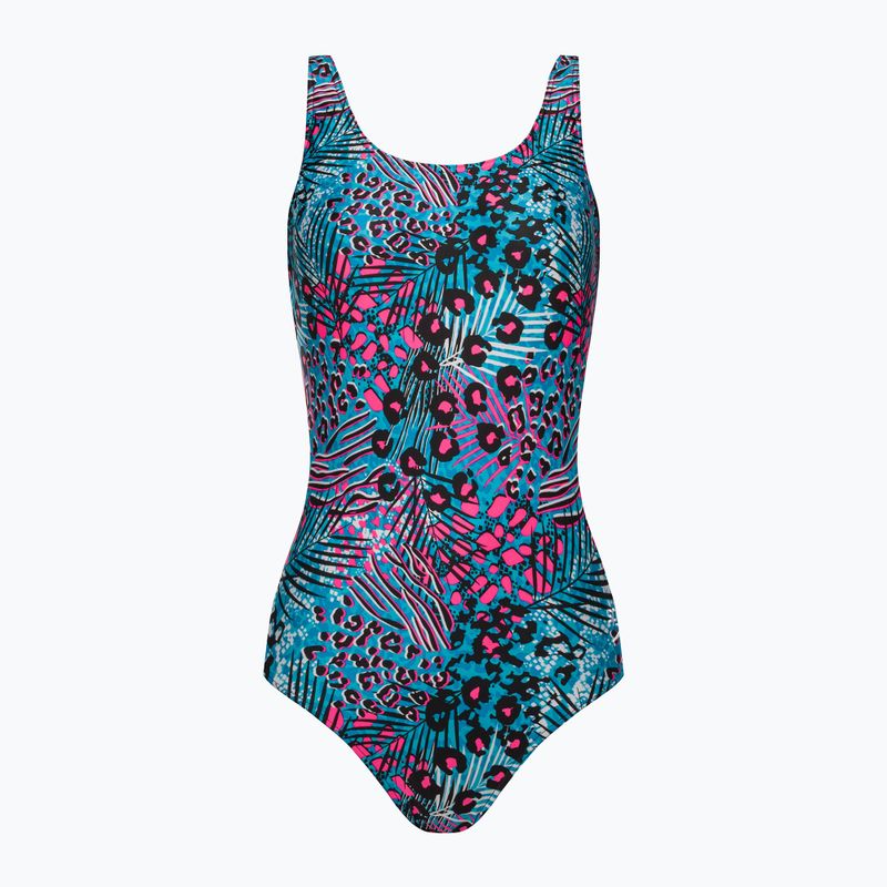 Speedo Damen einteiliger Badeanzug Allover Deep U-Back Farbe 68-12369G739