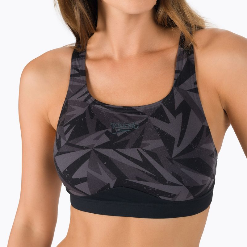 Speedo Hyperboom Bikini Damen Zweiteiliger Badeanzug schwarz 68-13469G718 4