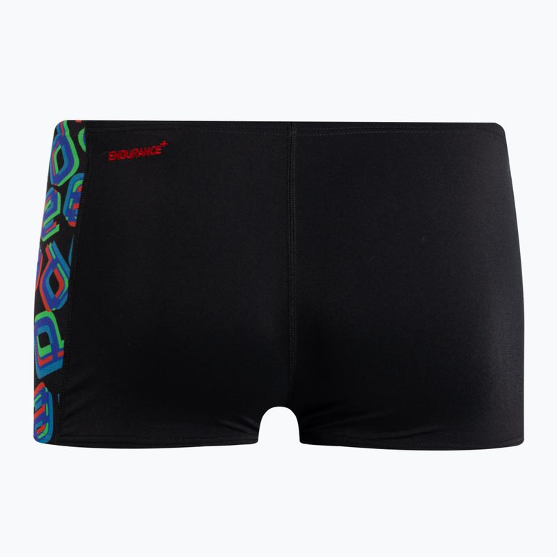 Speedo Digi Allover Panel Kinder Schwimmen Boxershorts schwarz 68-09530G685 2