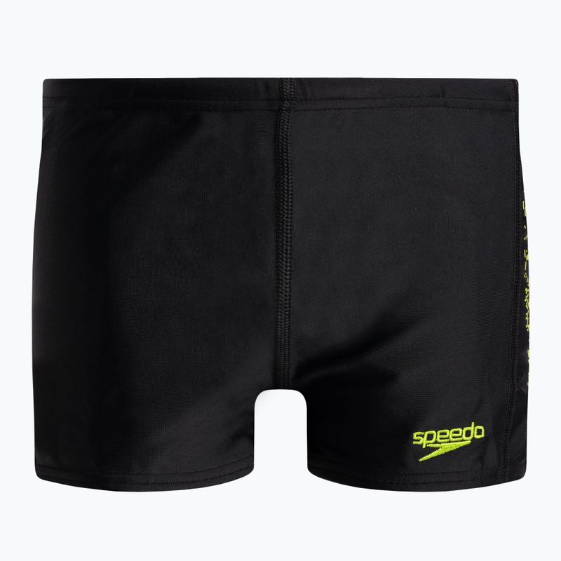 Speedo Plastisol Placement Kinder-Badehose schwarz 68-09530G690