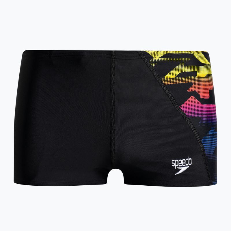 Speedo Digital Panel Kinder Badehose schwarz 68-11732G741
