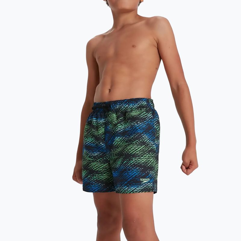 Speedo Bedruckte 13  Kinder-Badeshorts schwarz 68-12404G686 2