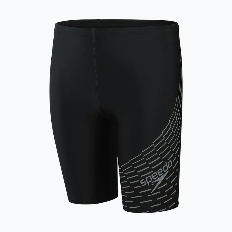 Herren Speedo Medley Logo Schwimmen Jammer schwarz 8-12411 4