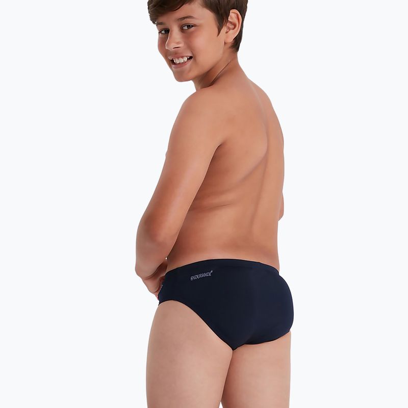 Kinder-Badeslip Speedo ECO Endurance + Brief true navy/white 6