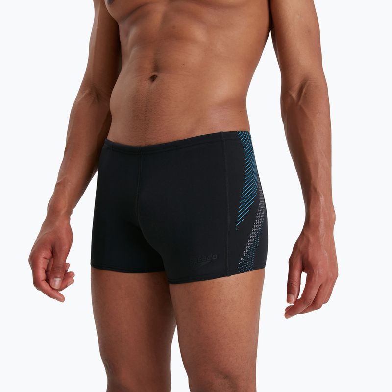 Herren Speedo Tech Panel Schwimm-Boxershorts schwarz 68-04510G689 6