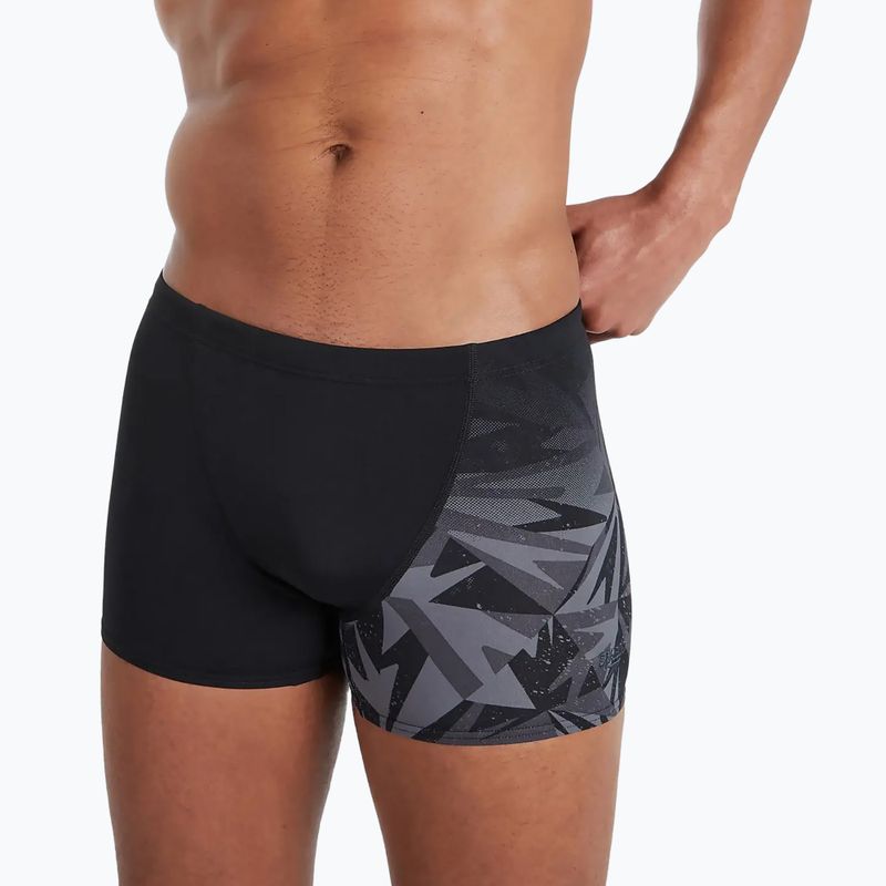 Herren Speedo Hyper Boom Placement V-Cut Schwimm-Boxershorts schwarz 68-097349023 5