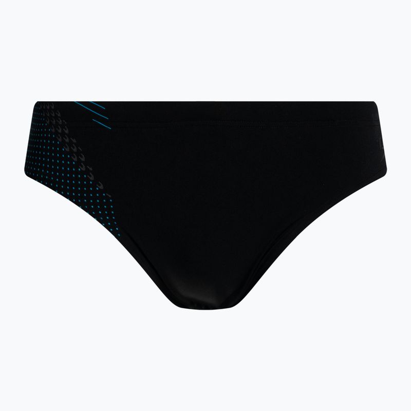 Herren Speedo Tech Panel 7cm Brief Badeslip schwarz 68-09739G689