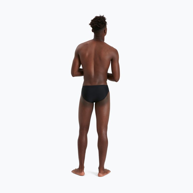 Herren Speedo Medley Logo 7cm Brief Badeslip schwarz 68-09739G692 6