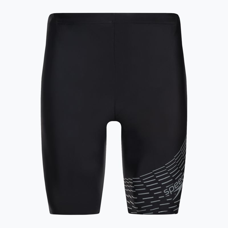 Herren Speedo Medley Logo Schwimmen Jammer schwarz 8-11355G692