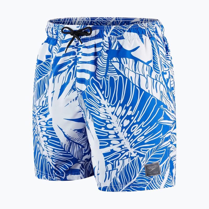 Herren Speedo Gedruckt Freizeit 16  schwimmen Shorts blau 68-12837F958