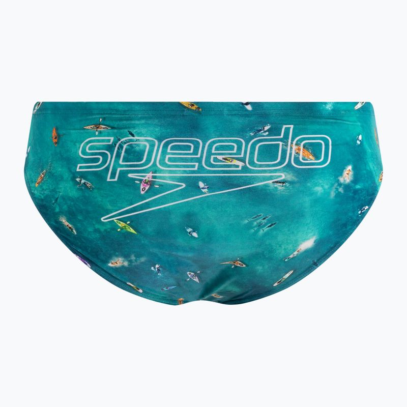 Herren Speedo Escape 5cm Brief Schwimmslip blau 68-13452G662 2